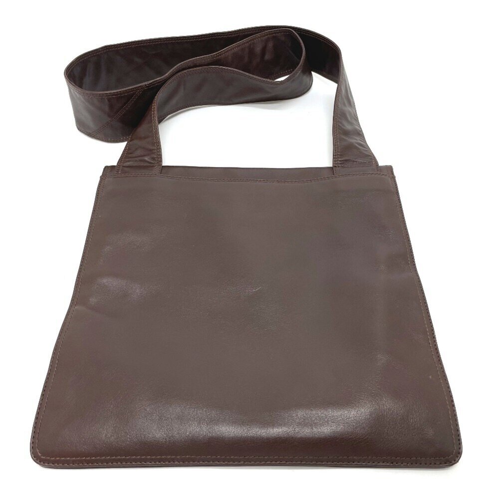 CHANEL Brown Lambskin Leather Shoulder Bag - Picture 2 of 13